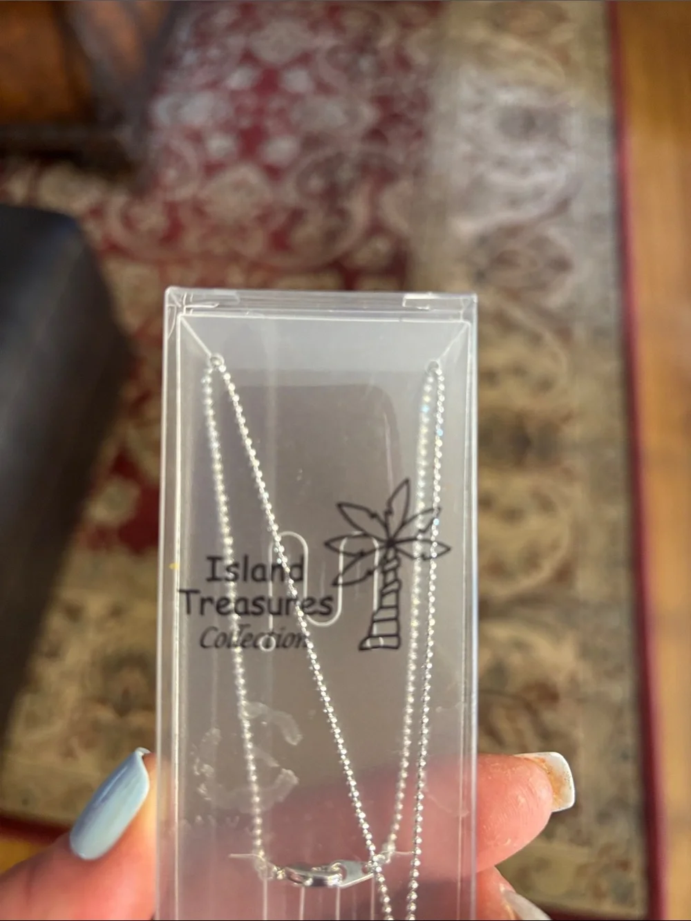 NWT Island Treasures Silver Tone Multicolor Flip Flop Pendant Necklace